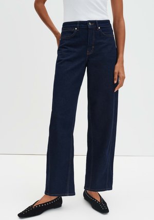 MID RISE OVAL  - Jean boyfriend - mid rinsed blue