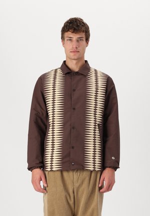 COACHES JACKET - Summer jacket - dark brown