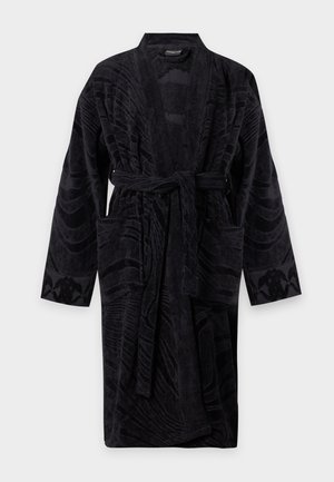 Roberto Cavalli, OKAPI BATHROBE UNISEX - Peignoir - black