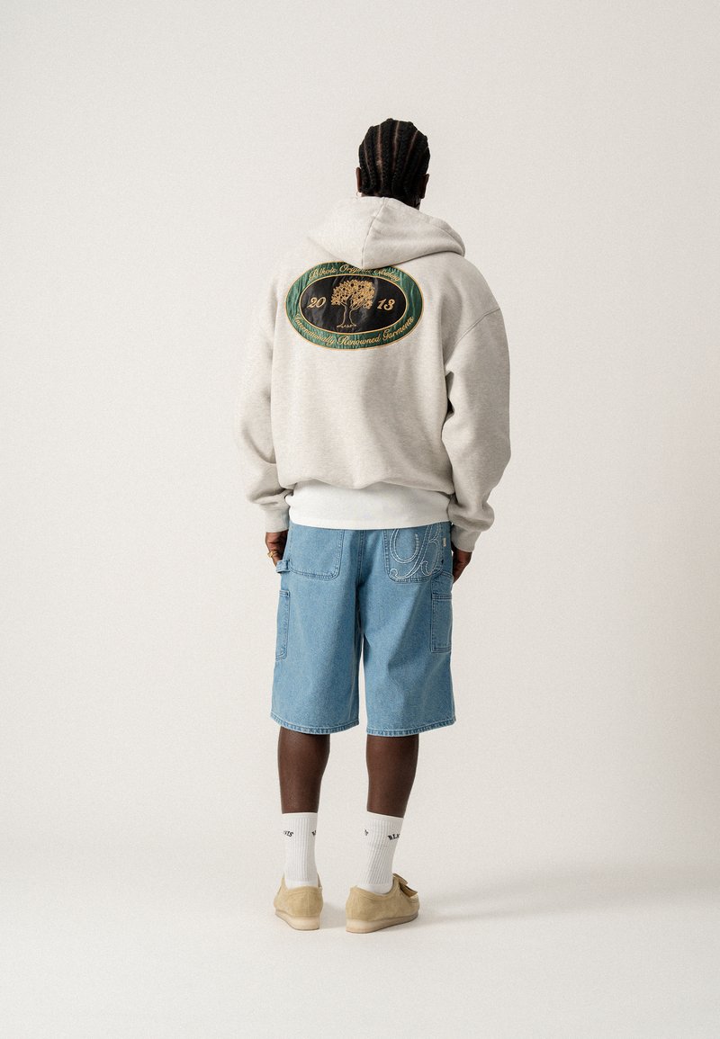 BLKVIS ZIP UNISEX - Camisola com fecho - light grey heather
