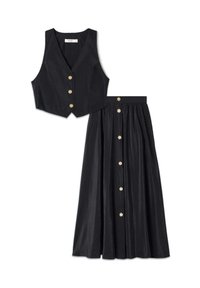 SET - Waistcoat - black