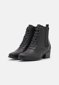 Anna Field Stivaletti stringati - black