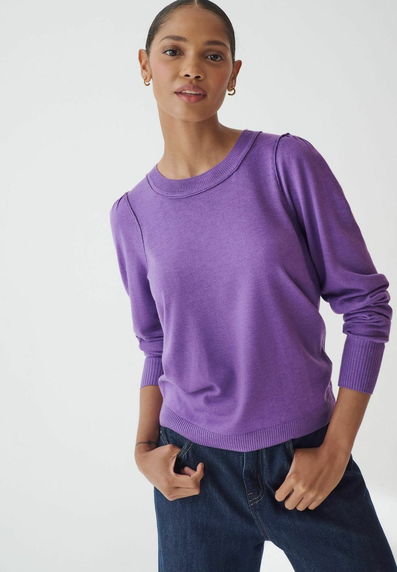 Next CREW NECK - REGULAR FIT - Pulover - purple