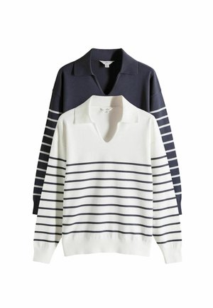 2 PACK - Džemper - navy cream stripe  cream navy stripe