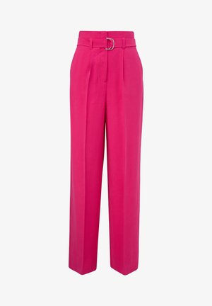 comma, LOOSE À PLIS DE PERMANENTS - Trousers - pink