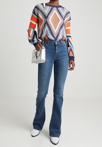 Noisy May Tall Stickad tröja - dark blue