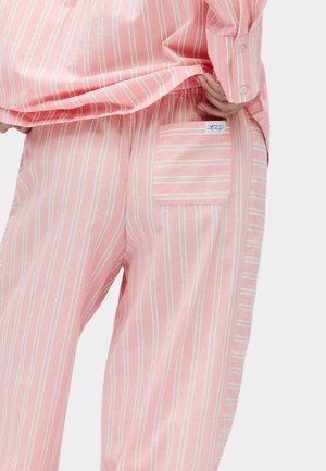 Marks & Spencer, YD POPLIN/ CAMBRIC STRIPE LL PJ BOTTOM. - Nachtwäsche Hose - pink mix