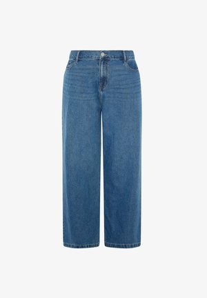 Yours Clothing, WIDE, niebieski