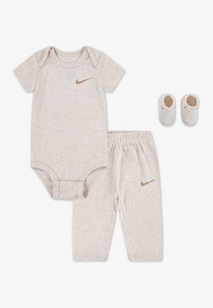 POINTELLE UNISEX SET - Legging - pale ivory heather