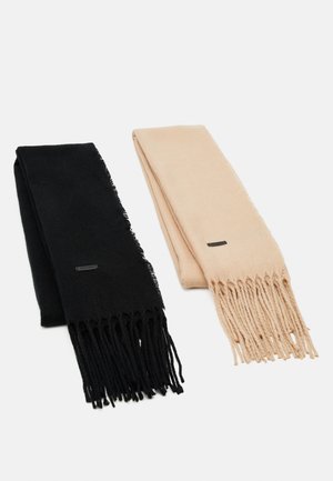 ONSCARLO SCARF 2 PACK UNISEX - Šála - black/beige (crockery)