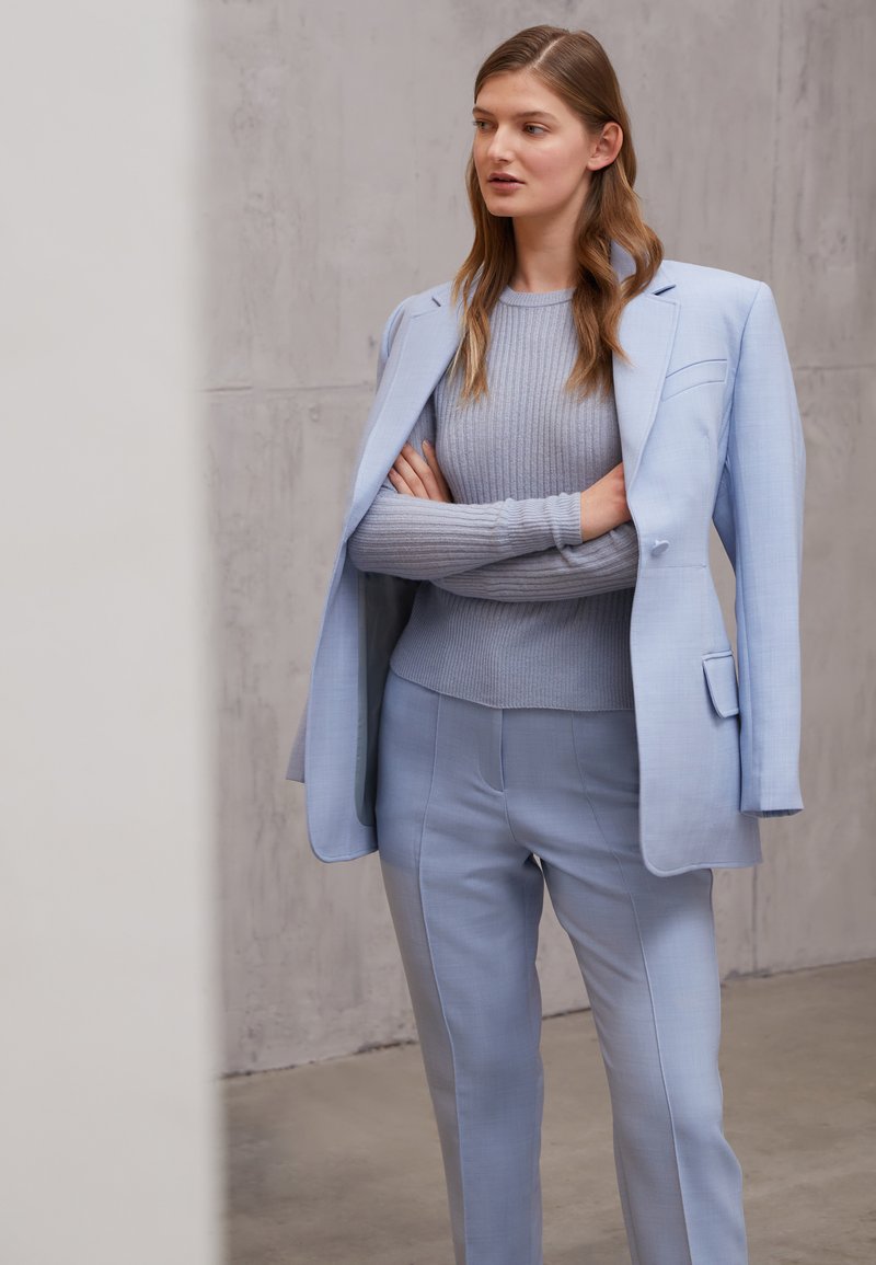 Damen Bekleidung | Materiel BOAT NECK Strickpullover light blue/hellblau - SR96106 Damen Bekleidung | Materiel BOAT NECK Strickpullover light blue/hellblau - SR96106