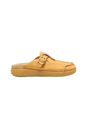 SATORISAN HOOTE PREMIUM - SLIP ON UNISEX - Sandalias planas - peanut