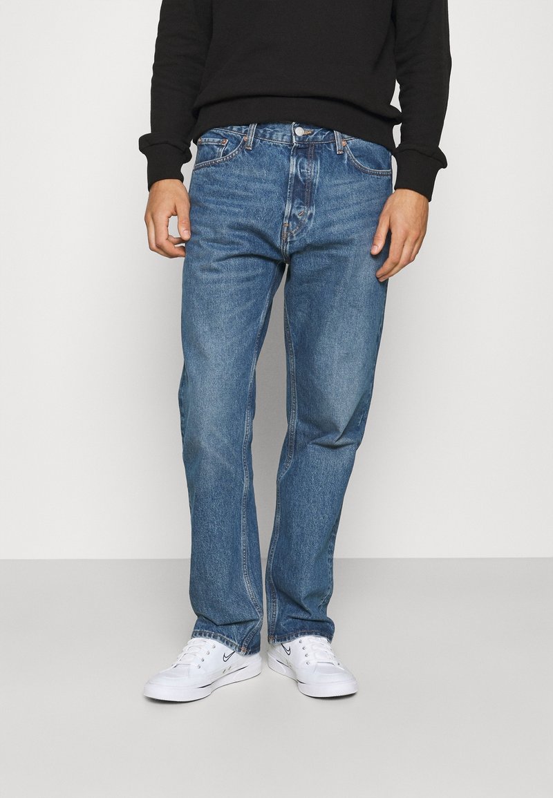 Weekday Džíny Straight Fit - blue