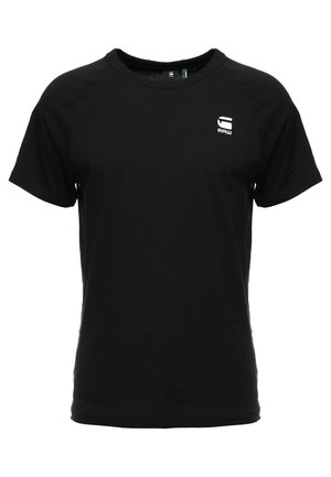 T-shirt med print - black