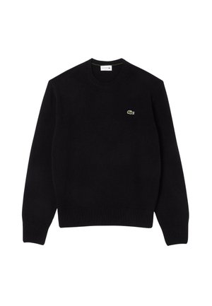 Stickad tröja - black