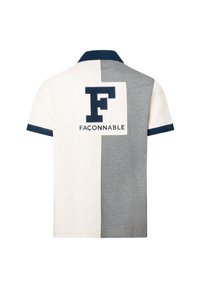 Façonnable RUGBY BACK PATCH - Polo - marl grey