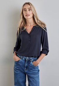 Street One BASIC IN UNIFARBE - Bluse - blau