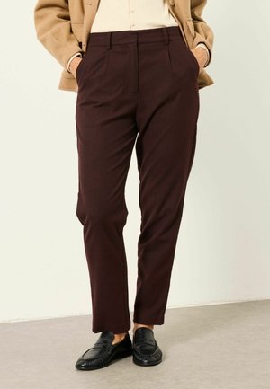 FatFace, HERRINGBONE TROUSERS - Bukser - plum purple