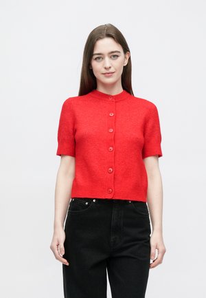 NOURA CARDIGAN - Cardigan - haute red