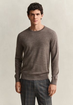 GANT, Strickpullover - dk hazelnut melange