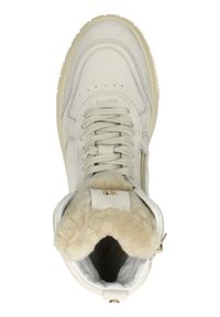 Red-Rag HOOG - Enkellaarsjes met plateauzool - beige