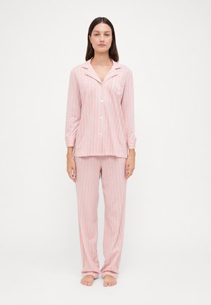 CLASSIC 3/4 SLEEVE NOTCH COLLAR - Pizsama szett - pink