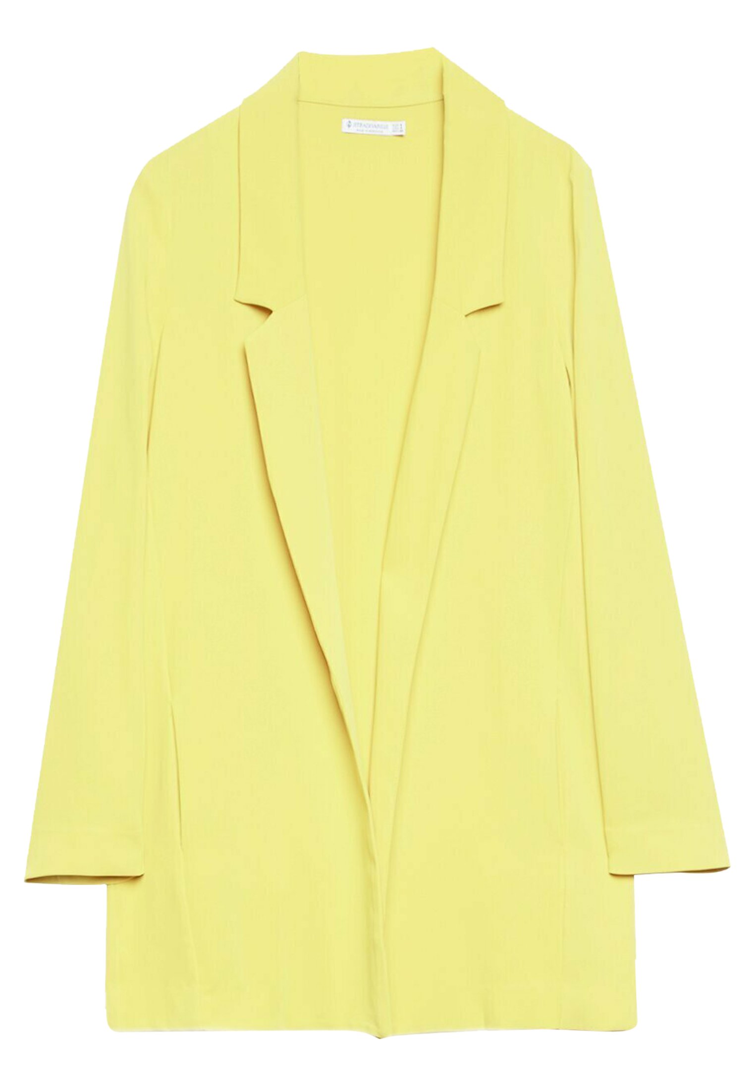 Stradivarius Short coat - yellow 