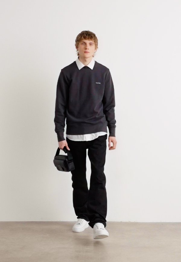 LABEL CREW NECK - Sweatshirt - phantom3