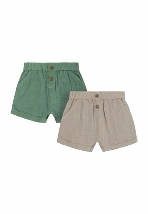 REGULAR FIT 2-PACK  - Kratke hlače - stone khaki