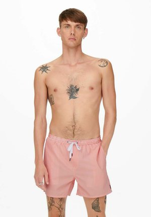 TED SEERSUCKER - Badeshorts - porcelain rose