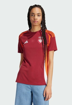 LATVIA 24 HOME - Print T-shirt - team coll burgundy