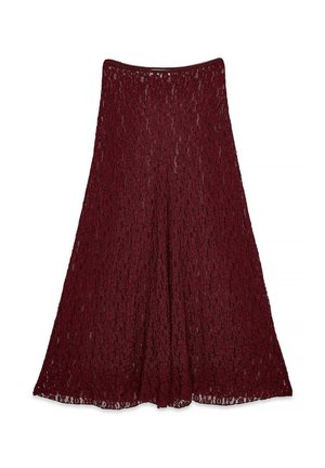 FLOWY - Jupe longue - red