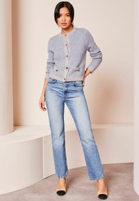 Lipsy REGULAR FIT POCKET DETAIL - Neuletakki - blue