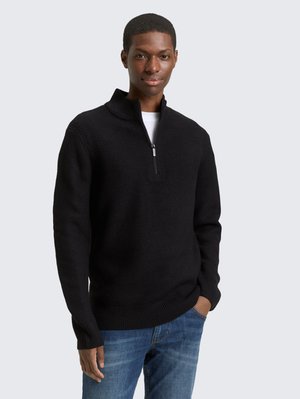 TROYER - Strickpullover - black