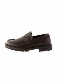 Next CLEATED SADDLE   REGULAR FIT - Loafers - brown