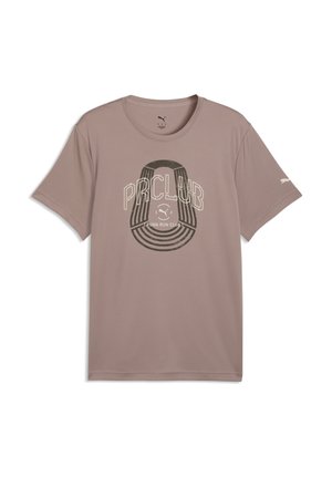 RUN CLUB GRAPHIC - T-shirt imprimé - sandstone
