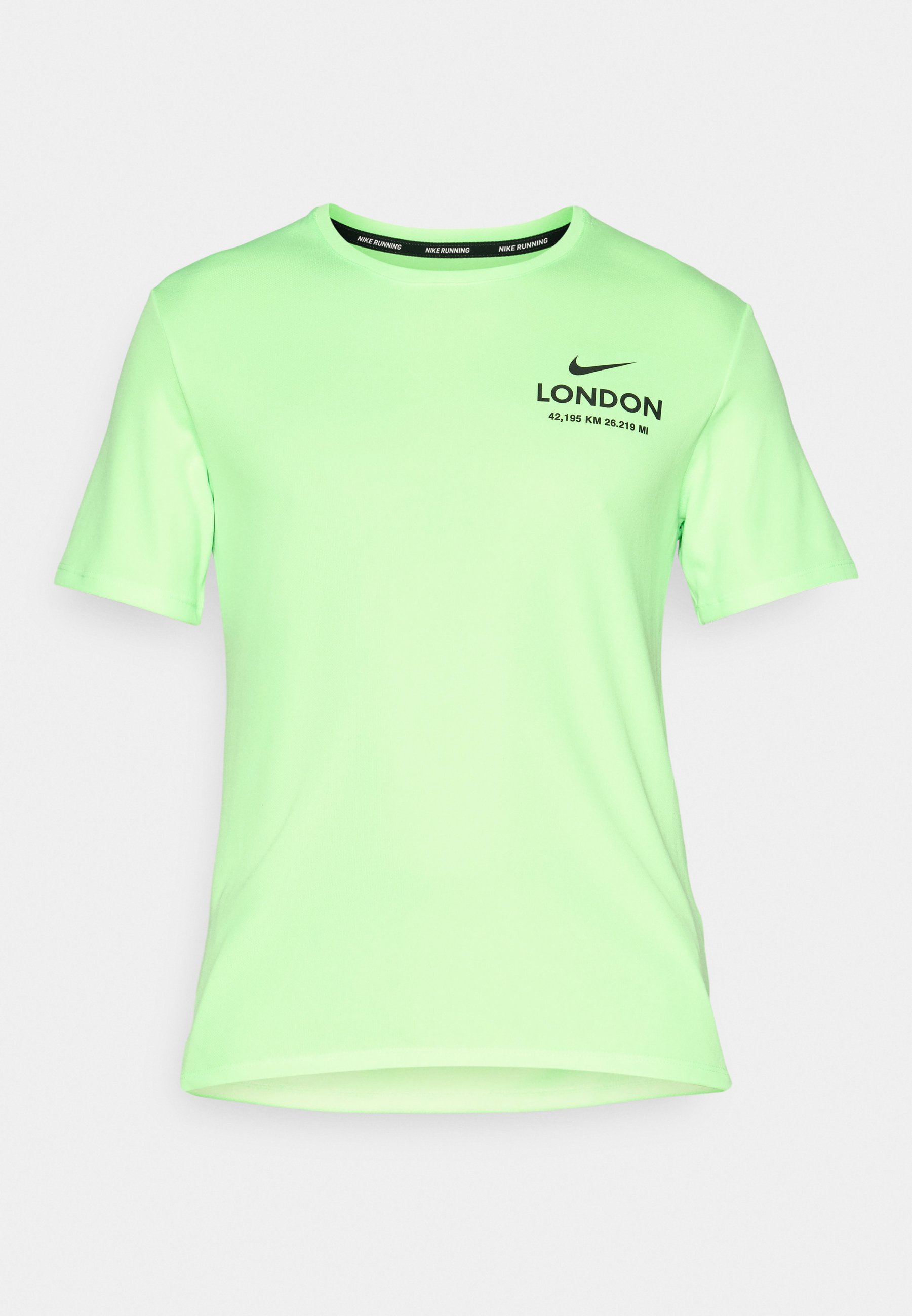 nike miler lime green