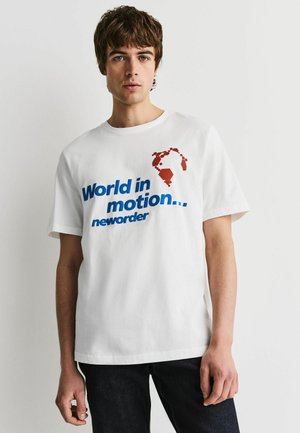 Next NEXT - Nyomott mintás póló - white new order