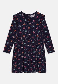 happy girls DRESS UNICORN AND DOT PRINT - Žerzejové šaty - navy