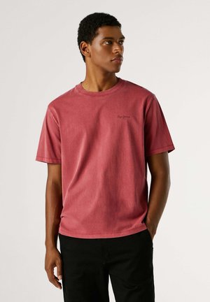 JACKO - T-Shirt basic - currant red