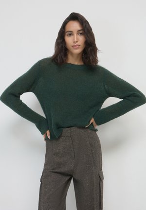 Calliope GIROCOLLO TINTA UNITA - Jumper - verde scuro