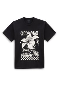 Vans PETAL AND PEST SS - T-shirts print - black