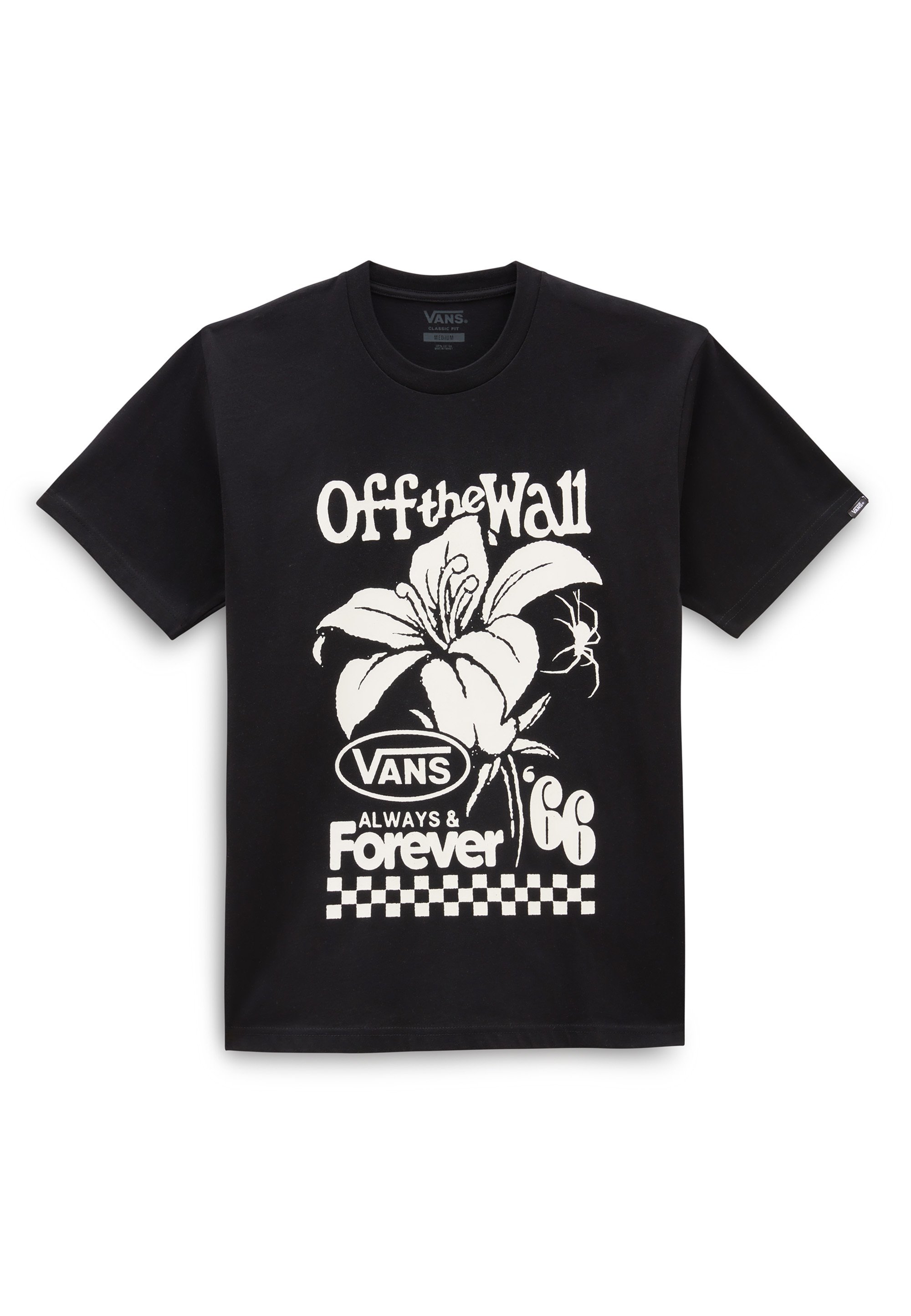 Vans PETAL AND PEST SS T-shirt con stampa black/nero