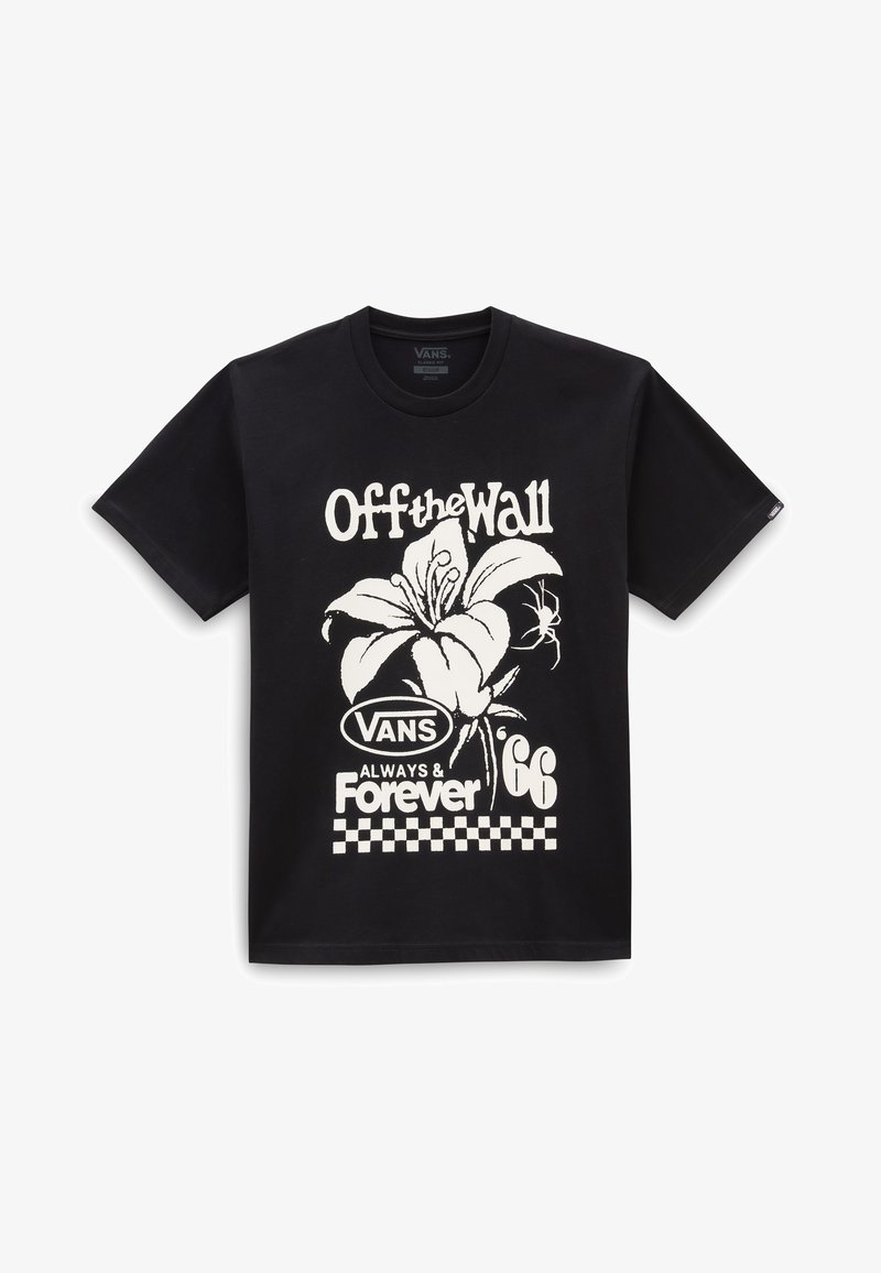 Vans PETAL AND PEST SS - Print T-shirt - black