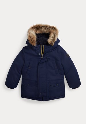 ANEX FAUX FUR TRIM DOWN PARKA - Parka - newport navy