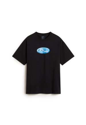 Vans 3D RETROVAL - Print T-shirt - black