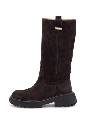 Woden Platform-saappaat -  chocolate