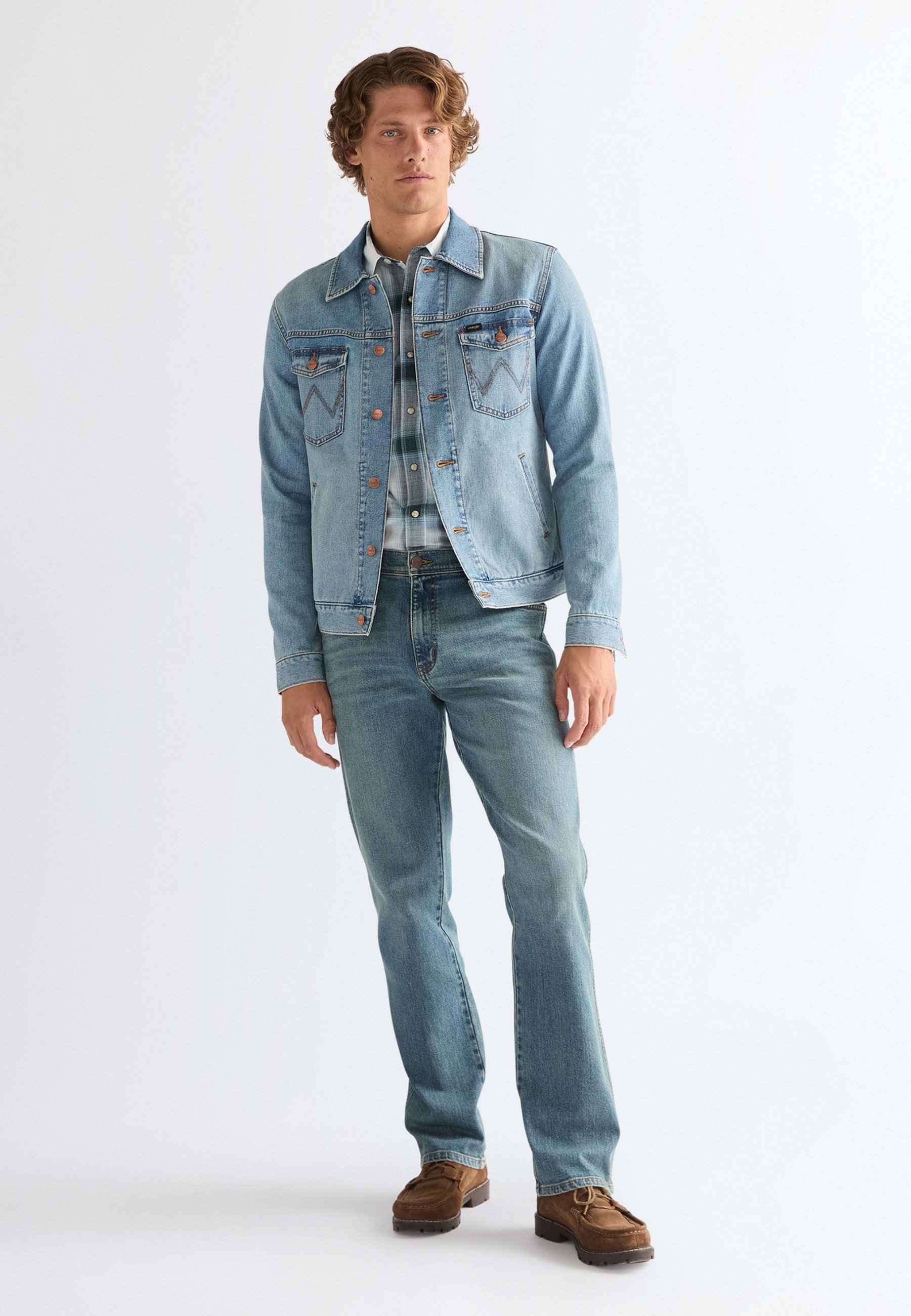 Wrangler TEXAS - Straight leg jeans - midnight haze/light-blue