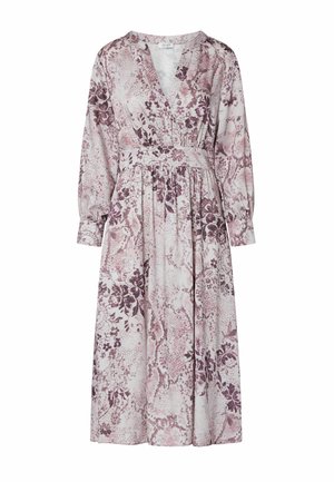 LIU JO, LIU JO PRINTED TWILL MIDI DRESS - Freizeitkleid - light pink