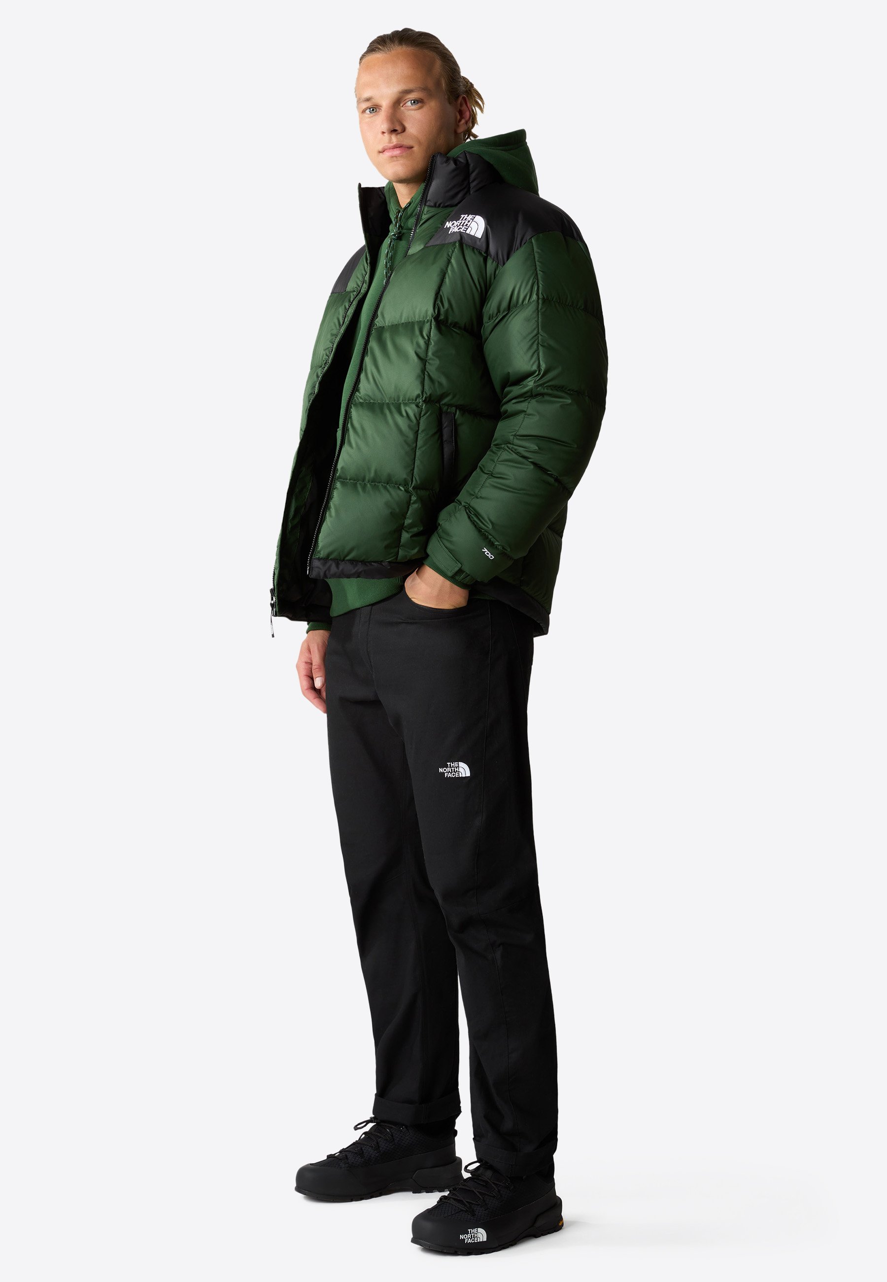 The North Face LHOTSE - Kurtka puchowa/ciemnozielony